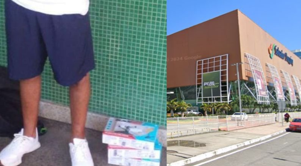 Homem é preso após furtar loja no Shopping Salvador