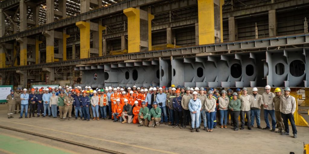 Estaleiro Rio Grande inicia montagem do 1º Handymax para Transpetro